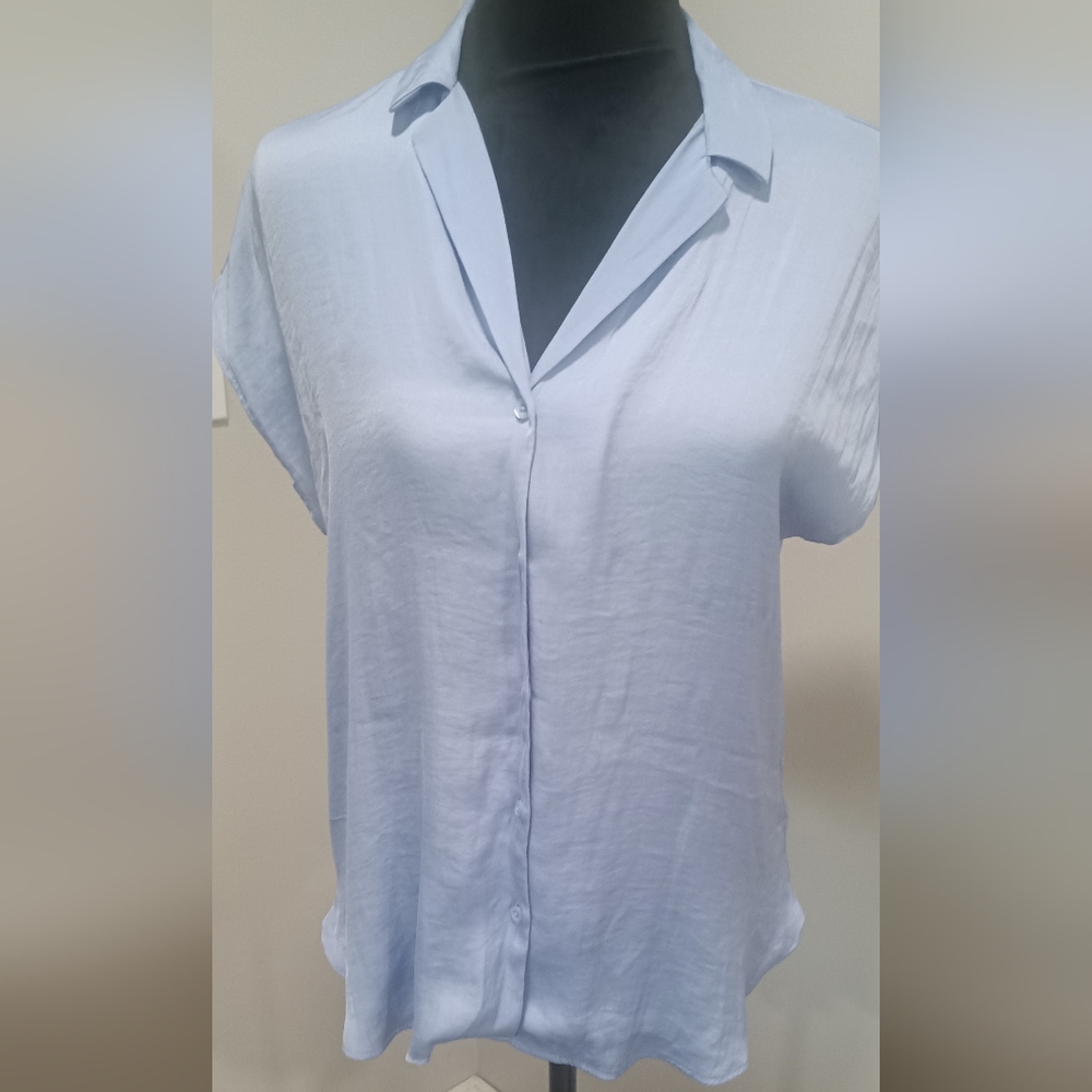 None West Light Blue Women's Top